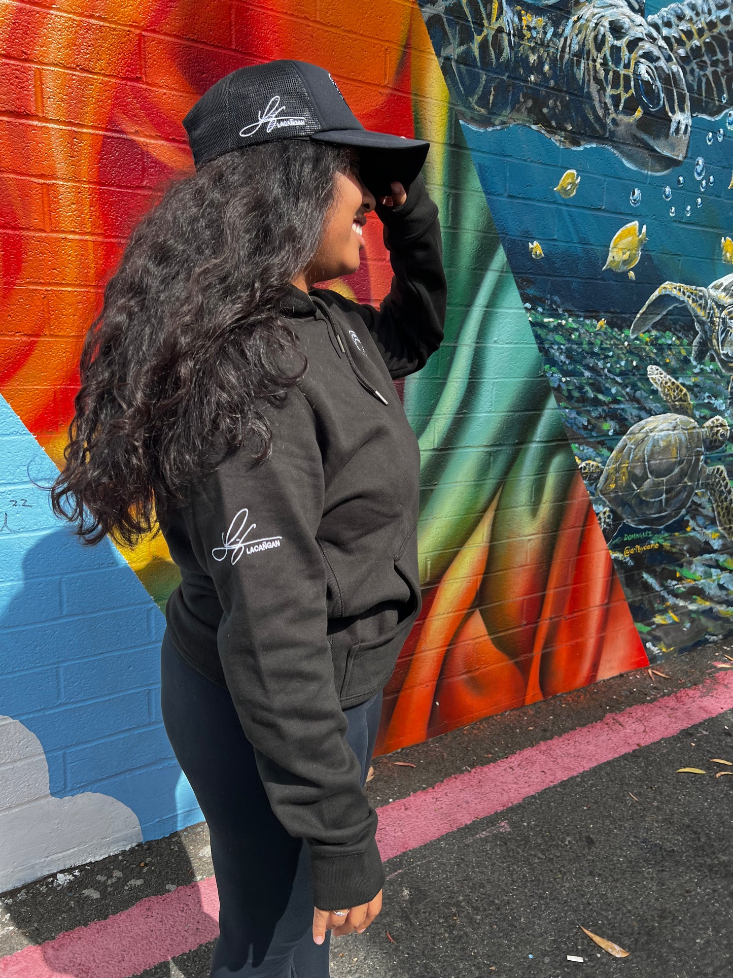 Lacañgan Collection Love Matters Trucker Hat - Black